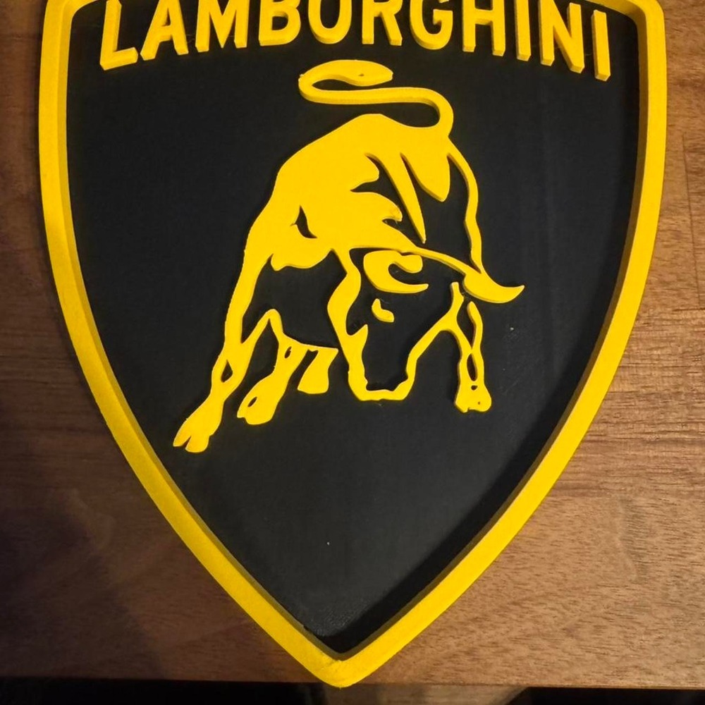 Lamborghini‎ Wall Art Sign